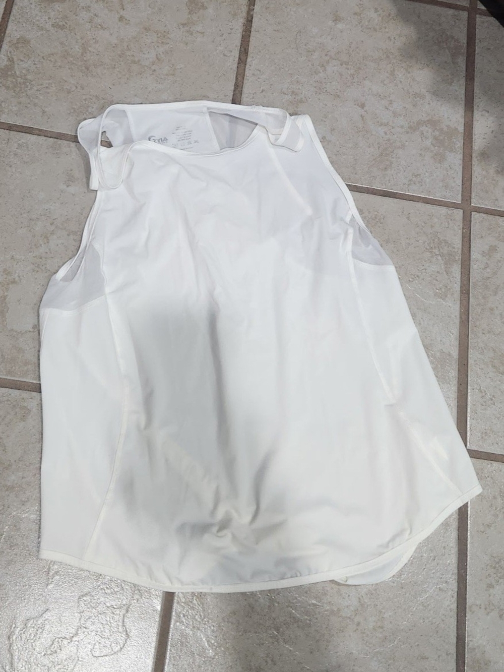 ZYIA White Performance Racerback Tank